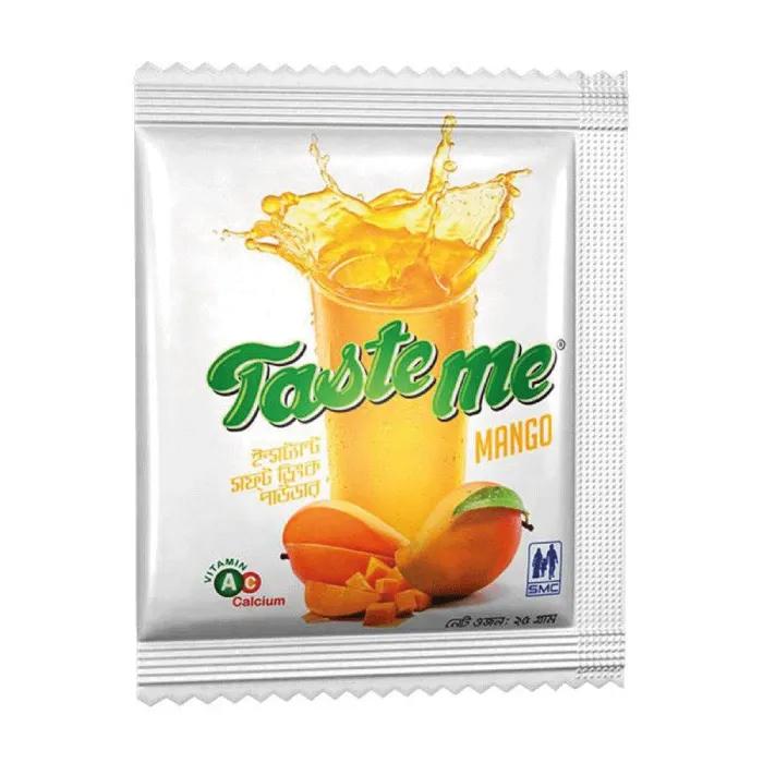 Taste Me Instant Soft Drink Powder Mango Flavored 25 gm Pack